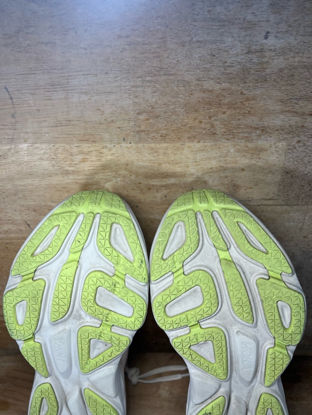 Hoka One One Bondi 8 Womens Size 9.5 Running Shoes Sneakers Cream Vanilla - Picture 10 of 12